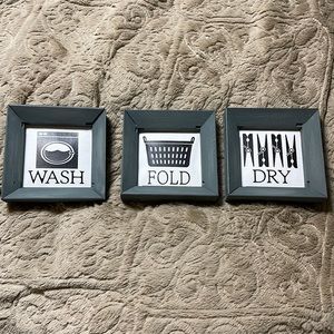 Wooden Reversed Canvas Frame Gray Wash Dry Fold hand made.